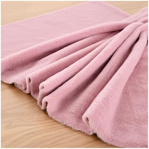 Faux Fur Square Fabric, Shaggy Craft Fur for Costumes & Decor - Pink 3