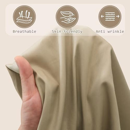 Soft Cotton Fabric, Breathable for DIY Crafts & Apparel