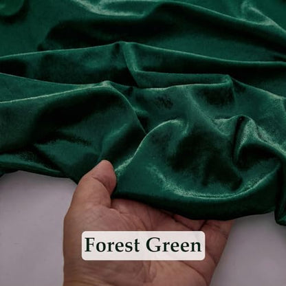 Stretch Velvet Fabric, Q&J Solid Plush Cloth