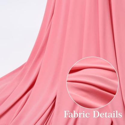 Nylon Spandex Fabric, 4-Way Stretch Knit for Activewear & Apparel