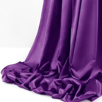 Charmeuse Satin Fabric By The Yard | 10 Colors, 59" Wide for Gowns & Linings