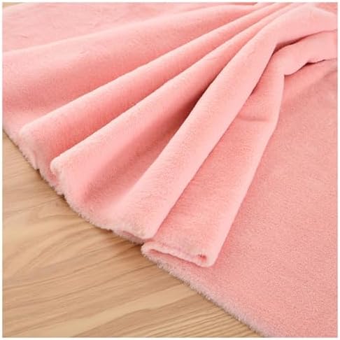 Faux Fur Square Fabric, Shaggy Craft Fur for Costumes & Decor - Pink 4