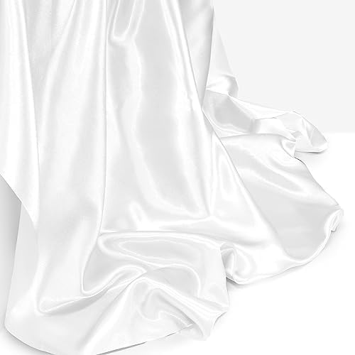 Satin Fabric, 100% Polyester Charmeuse Cloth