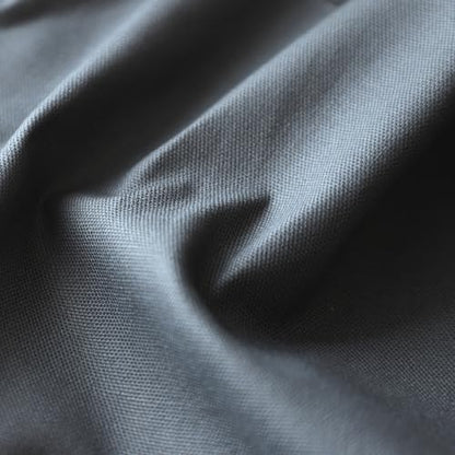 100% Cotton Canvas Fabric, 10oz Heavy for Bags & Upholstery - Black