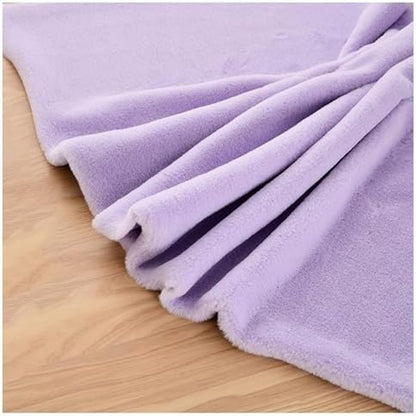 Faux Fur Square Fabric, Shaggy Craft Fur for Costumes & Decor - Purple 2