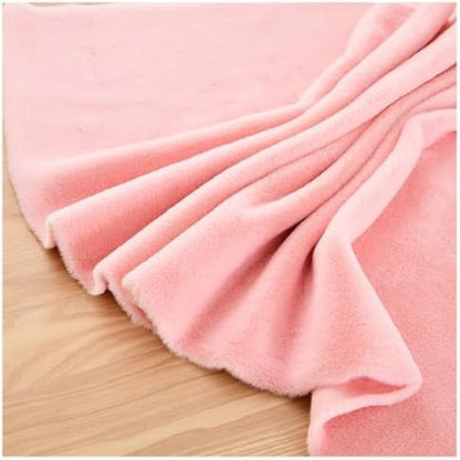 Faux Fur Square Fabric, Shaggy Craft Fur for Costumes & Decor - Pink 1