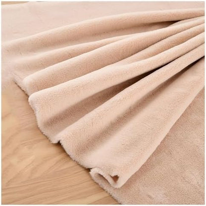 Faux Fur Square Fabric, Shaggy Craft Fur for Costumes & Decor - Apricot