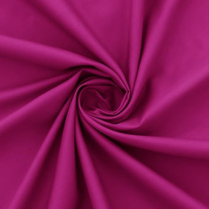 Soft Cotton Fabric, Breathable for DIY Crafts & Apparel - Hot Pink