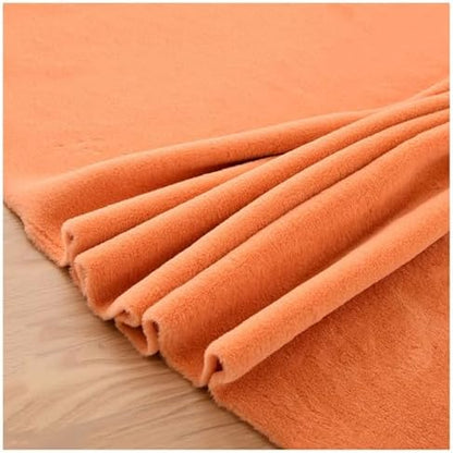 Faux Fur Square Fabric, Shaggy Craft Fur for Costumes & Decor - Orange
