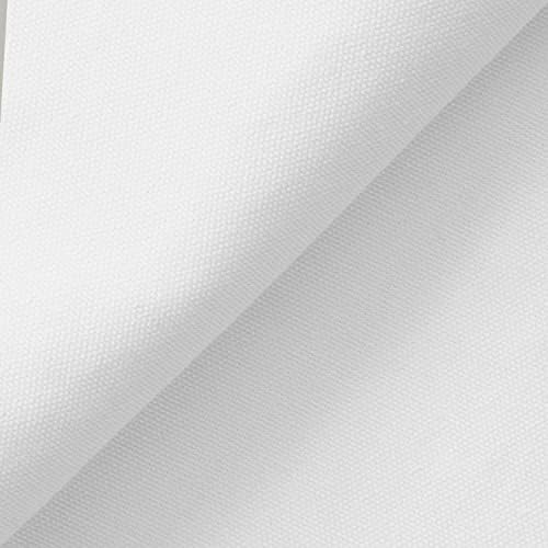 Cotton Duck Canvas Fabric by the Yard - Heavy Duty 10 Oz - White