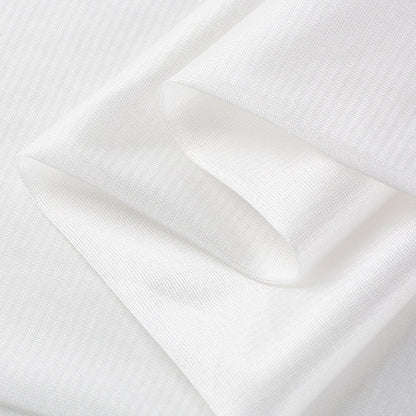 Stretch Knit Lining Fabric, Soft Underskirt Cloth for Skirts & Dresses - Natural White