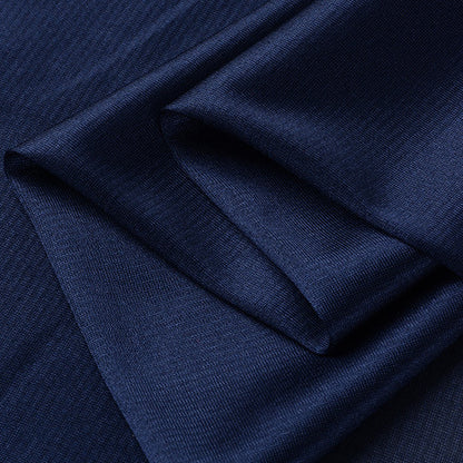 Stretch Knit Lining Fabric, Soft Underskirt Cloth for Skirts & Dresses - Navy