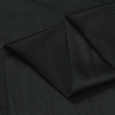 Stretch Knit Lining Fabric, Soft Underskirt Cloth for Skirts & Dresses - Black