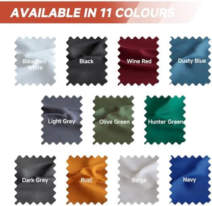 100% Cotton Twill Fabric, 5oz Lightweight for Apparel & Crafts