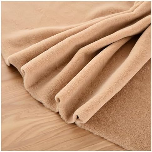 Faux Fur Square Fabric, Shaggy Craft Fur for Costumes & Decor - Camel