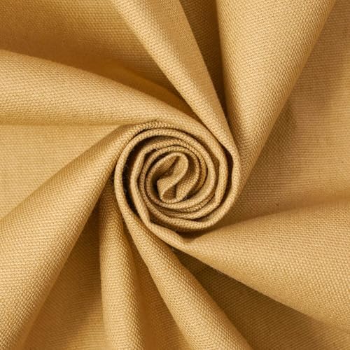 Cotton Duck Canvas Fabric by the Yard - Heavy Duty 10 Oz - Green Sulphur