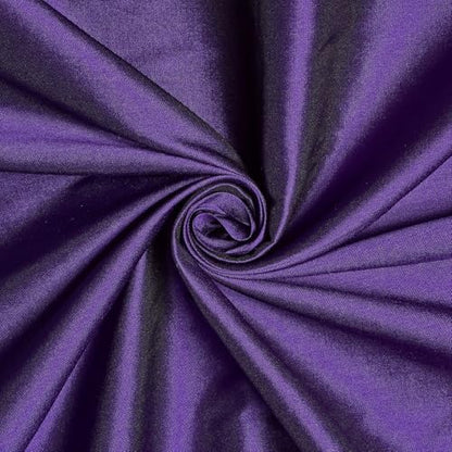 Taffeta Lining Fabric by the Yard - 100% Polyester, 80 GSM - Purple