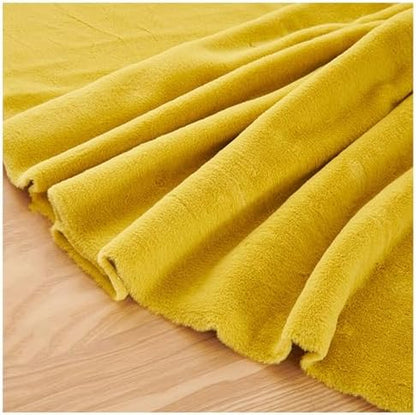 Faux Fur Square Fabric, Shaggy Craft Fur for Costumes & Decor - Yellow 4