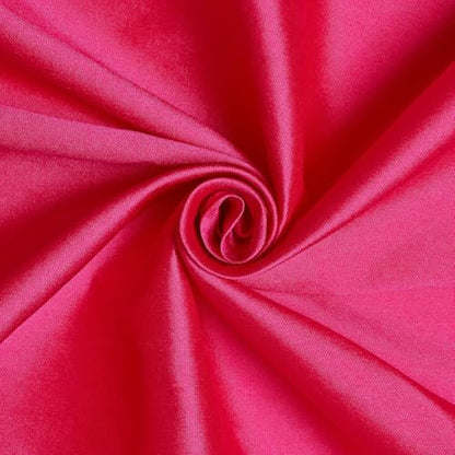 Taffeta Lining Fabric by the Yard - 100% Polyester, 80 GSM - Fuchsia