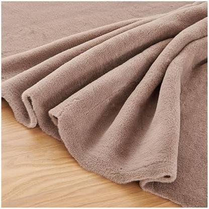 Faux Fur Square Fabric, Shaggy Craft Fur for Costumes & Decor - Khaki