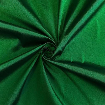 Taffeta Lining Fabric by the Yard - 100% Polyester, 80 GSM - Emerald