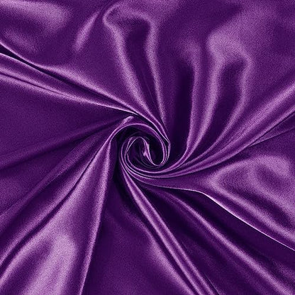Charmeuse Satin Fabric By The Yard | 10 Colors, 59" Wide for Gowns & Linings