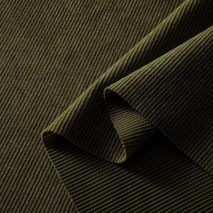 Cotton Corduroy Fabric, Olive Green for Upholstery & Apparel
