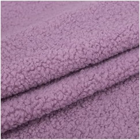 Shaggy Craft Fur Sherpa Fleece Fabric, Plush Cloth for Toys & Throws - Purple