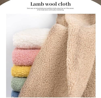 Shaggy Craft Fur Sherpa Fleece Fabric, Plush Cloth for Toys & Throws