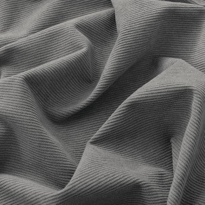 Cotton Corduroy Fabric, Olive Green for Upholstery & Apparel - Gray
