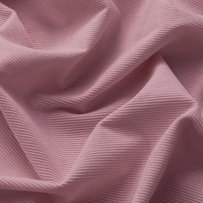 Cotton Corduroy Fabric, Olive Green for Upholstery & Apparel - Light Pink