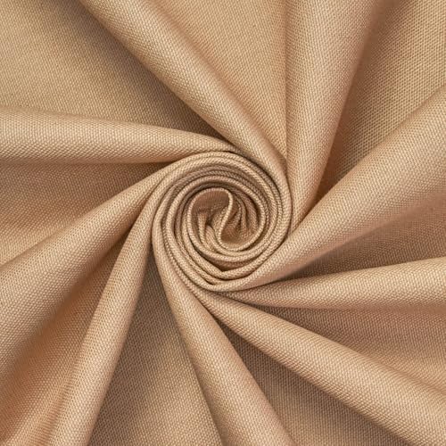 Cotton Duck Canvas Fabric by the Yard - Heavy Duty 10 Oz - Khaki