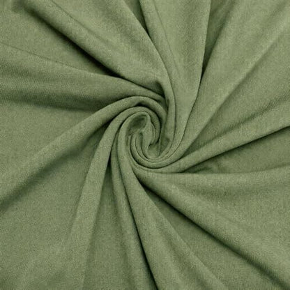 ITY Jersey Knit Fabric by the Yard - 2-Way Stretch Apparel - Fern Green