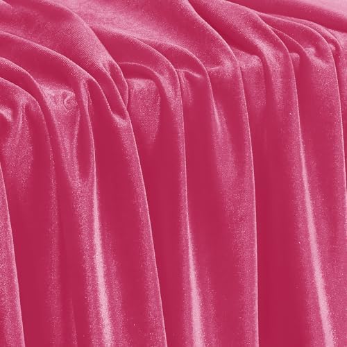 Stretch Velvet Fabric - Soft Dress & Costumes by the Yard - Pink