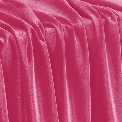 Stretch Velvet Fabric - Soft Dress & Costumes by the Yard - Pink