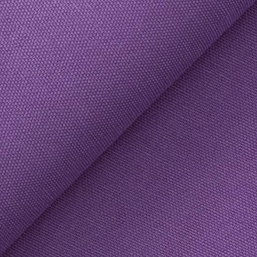 Cotton Duck Canvas Fabric by the Yard - Heavy Duty 10 Oz - Purple