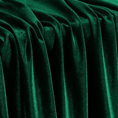 Stretch Velvet Fabric - Soft Dress & Costumes by the Yard - Hunter Green