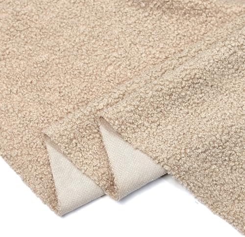 Solid Curly Teddy Fleece Sherpa Fabric - Craft & Apparel by the Yard