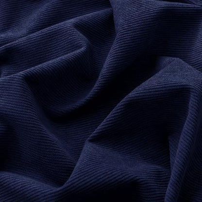 Cotton Corduroy Fabric, Olive Green for Upholstery & Apparel - Royal Blue