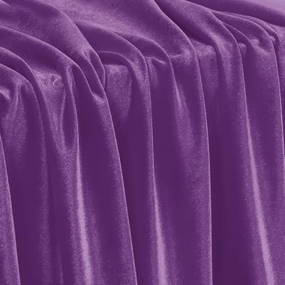 Stretch Velvet Fabric - Soft Dress & Costumes by the Yard - Purple