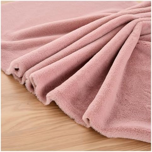 Faux Fur Square Fabric, Shaggy Craft Fur for Costumes & Decor - Pink 2