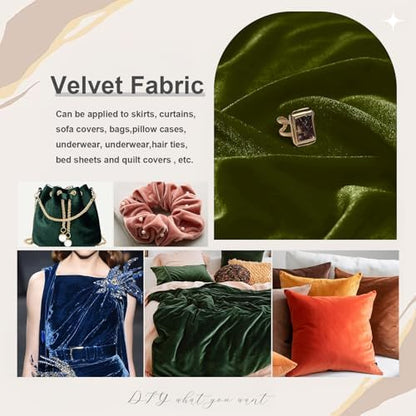 Stretch Velvet Fabric - Soft Dress & Costumes by the Yard
