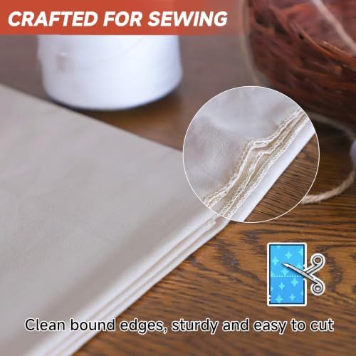 100% Cotton Twill Fabric, 5oz Lightweight for Apparel & Crafts