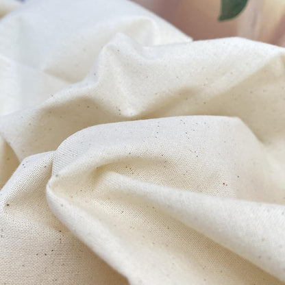 Cotton Muslin Fabric By The Yard | 1 Color, Medium Weight, 63" Wide for Quilting & Backdrops