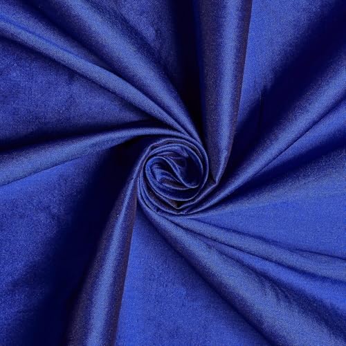 Taffeta Lining Fabric by the Yard - 100% Polyester, 80 GSM - Royal Blue