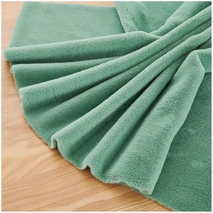 Faux Fur Square Fabric, Shaggy Craft Fur for Costumes & Decor - Green 5