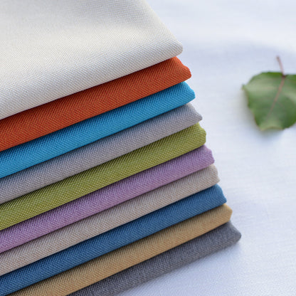 Faux Linen Upholstery Fabric by the Yard - Thick Sofa & Decor