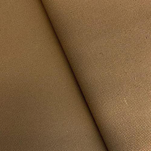 Cotton Duck Canvas Fabric by the Yard - Heavy Duty 10 Oz - Mocha