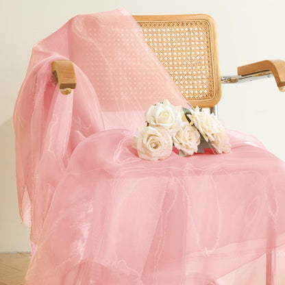Shiny Organza Fabric - Glitter Shimmer Material for Dresses & Party Decorations by the Yard