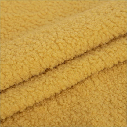 Shaggy Craft Fur Sherpa Fleece Fabric, Plush Cloth for Toys & Throws